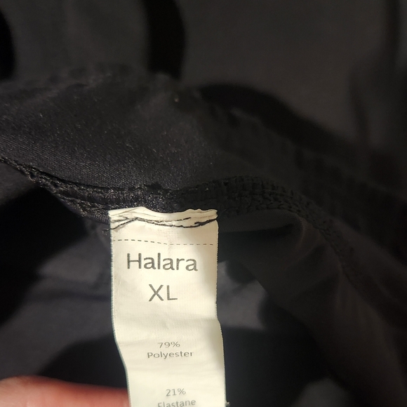 Halara SculptKnit High Waisted Pocket Flare Casual Cargo Pants Black Xtra Large - Picture 5 of 7